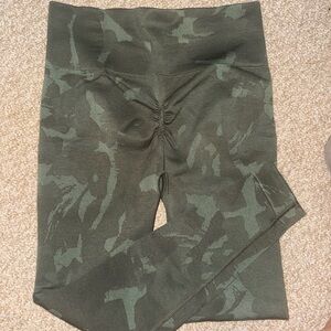 Gymshark Green Camo Leggings